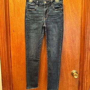 AE high rise cropped jegging size 8 long